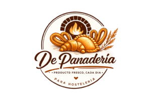 Logotipo cálido de panadería artesanal transparente
